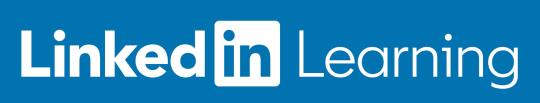 LinkedIn Learning blue logo banner